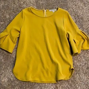 Mustard 3/4 Sleeve Blouse
